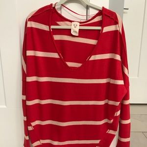 Free People Upstate Striped Tee